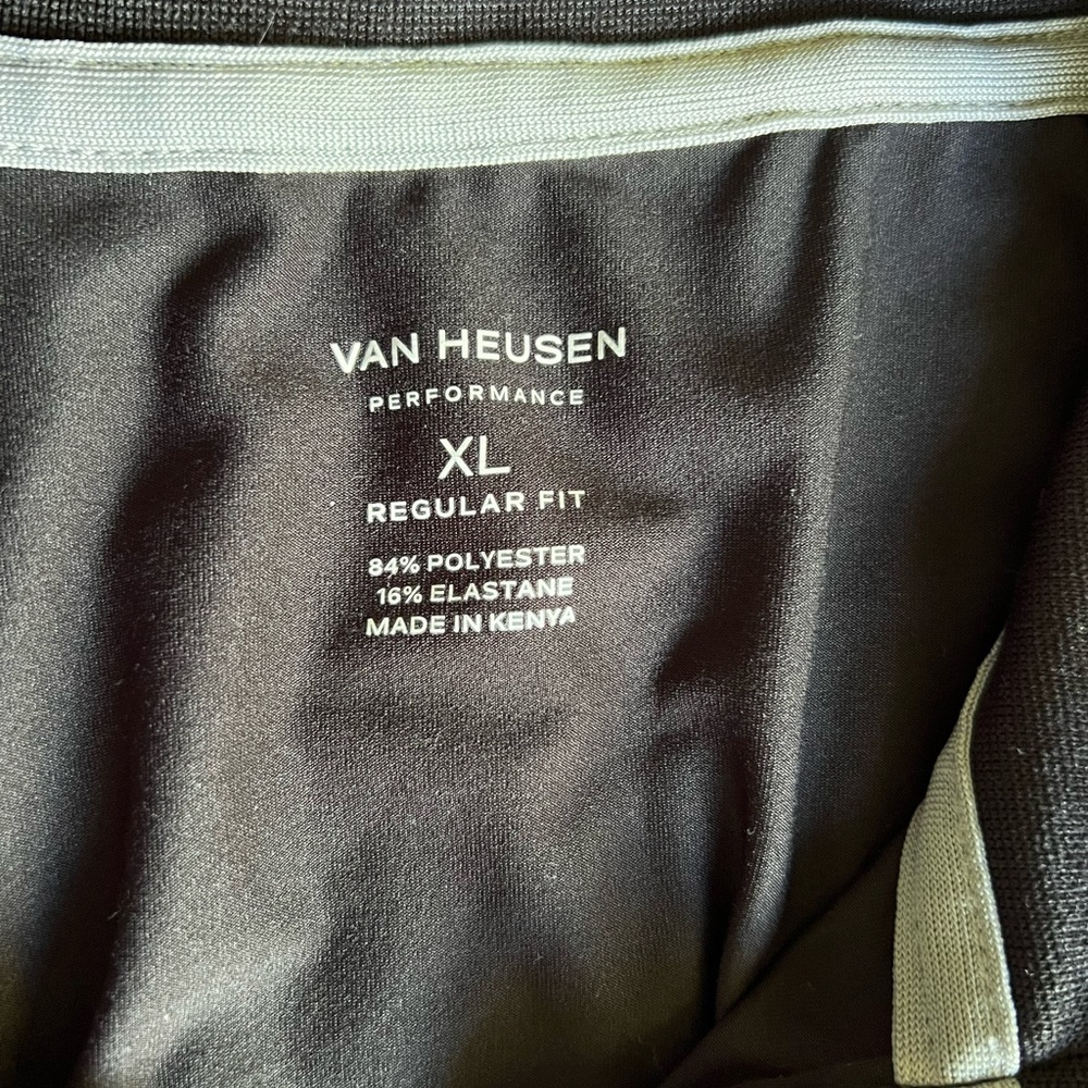 Van Heusen long sleeve black half zip extra large shirt - Men’s - Picture 6 of 7